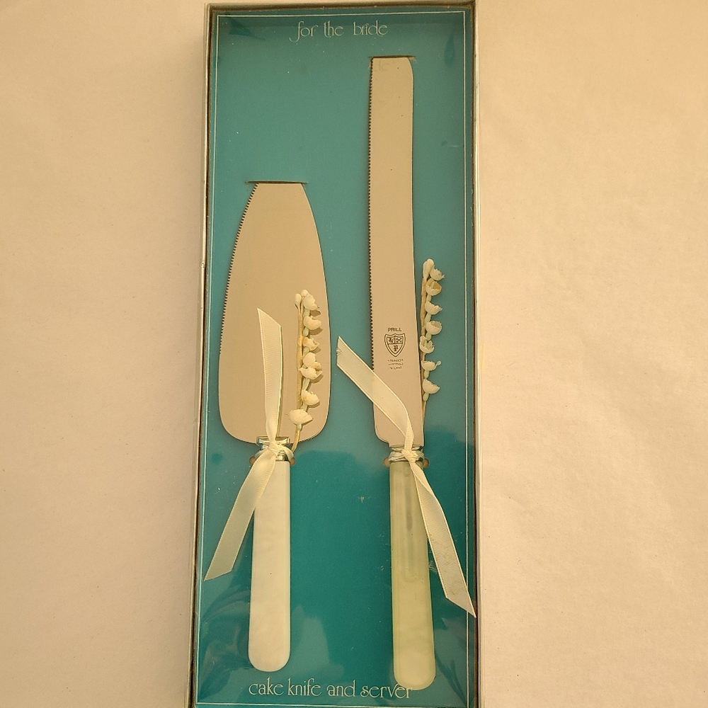 Vintage Cake Knife and Server